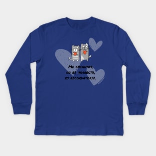 words of inspiration - cat´s lovers Kids Long Sleeve T-Shirt